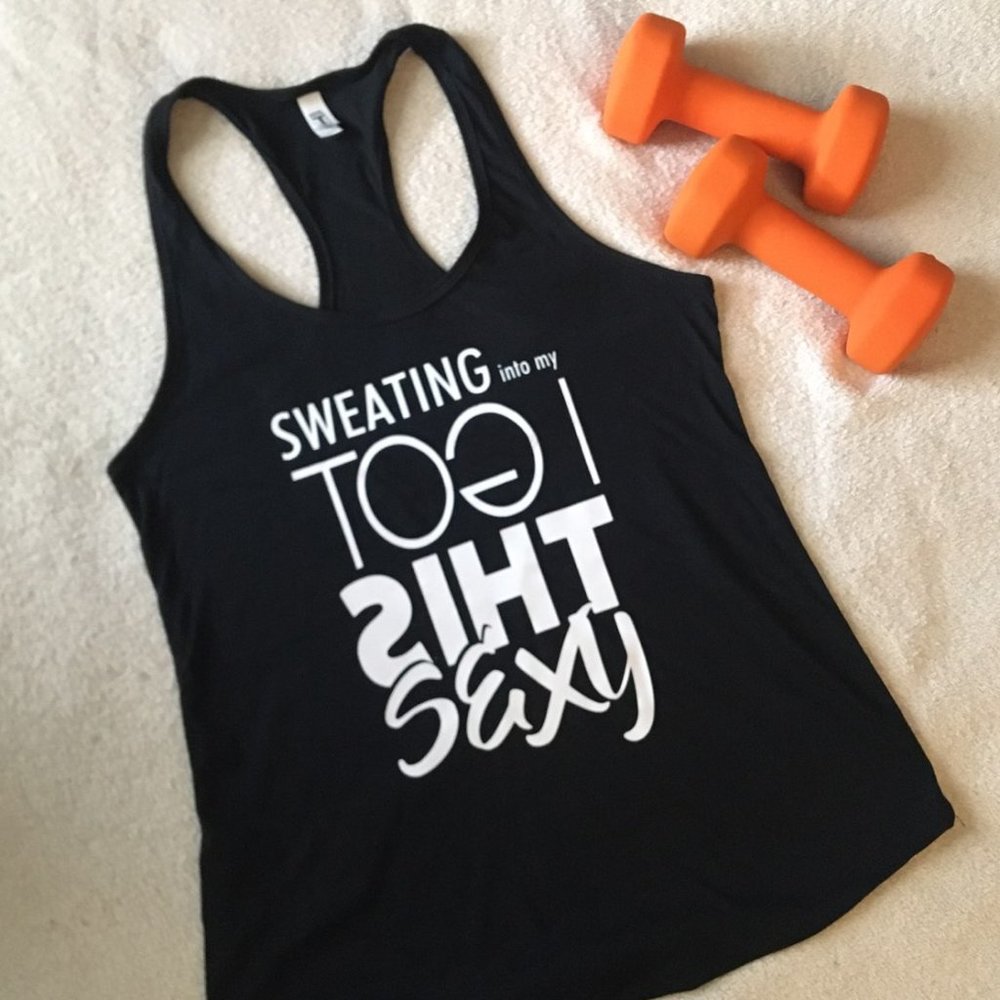 Graphic Tee | Black Tank